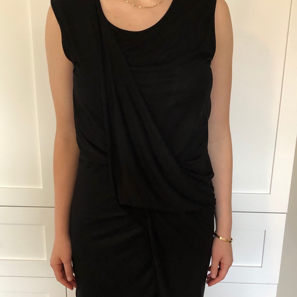 All Saints barely worn black casual dress
